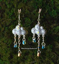 Moody Drip Cloud Earrings