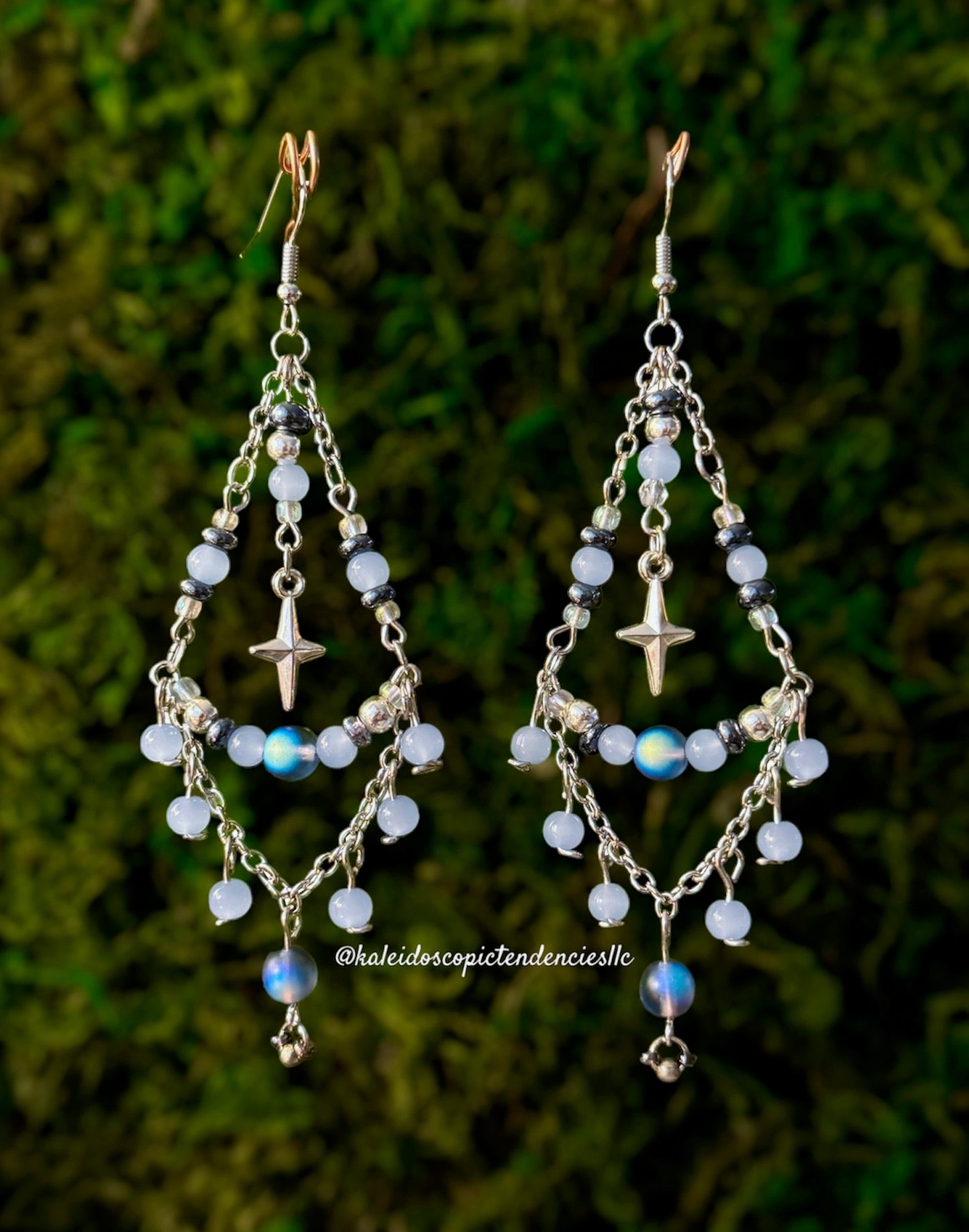 Starry Night Chandelier Earrings